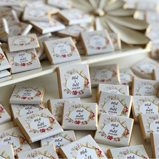 Customized Chocolate Printed Favors Chocolate