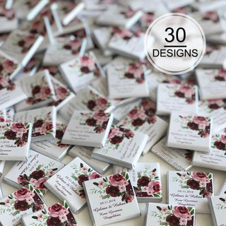Customized Chocolate Printed Favors Chocolate