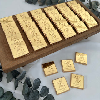 Personalised Acrylic Name Tag Chocolate Neapolitans