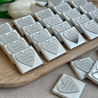 Personalized Chocolate Treats For Engagement and Ceremony Guests
