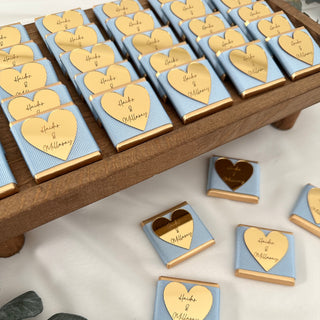 Personalized Chocolate Treats For Engagement and Ceremony Guests
