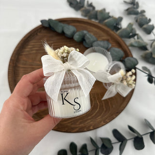 Personalized Lidded Candle Favors