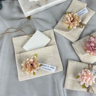 Personalized Lavender Scented Soap, Wedding Favors for Guests