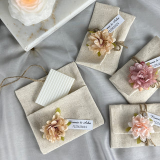 Personalized Lavender Scented Soap, Wedding Favors for Guests
