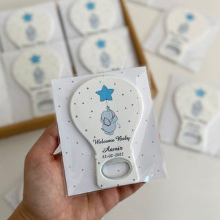 Personalized Bootle Cap Opener For Baby Shower