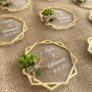 Wedding Magnet, Wedding Favors, Engagement Favors, Anniversary Favors, Plexiglass Magnet