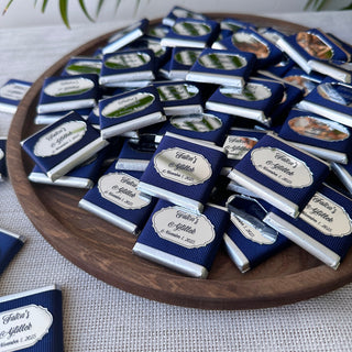 Silver Favors Chocolate, Engagement Chocolate, Treats For Guest