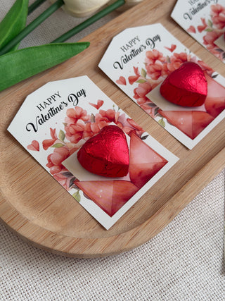 Valentine's Day Chocolate Treats, Red Heart Chocolate Favors