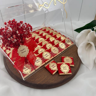 Henna Night Chocolate in Acrylic Bag, Bridal Party, Mehndi Night, Bachelorette Party Favors