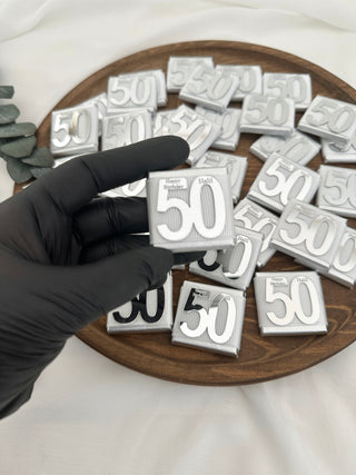 Personalised Anniversay, Birthday or Celebration Favors Chocolate