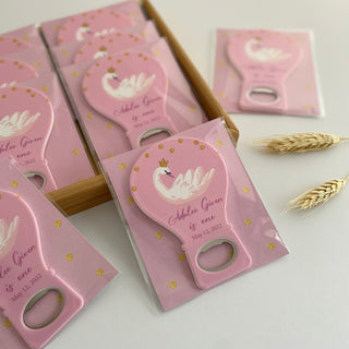 Personalized Bootle Cap Opener Magnet For Baby Shower, Baby Girl Favors
