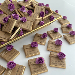 Personalised Flower Head Chocolate Neapolitans