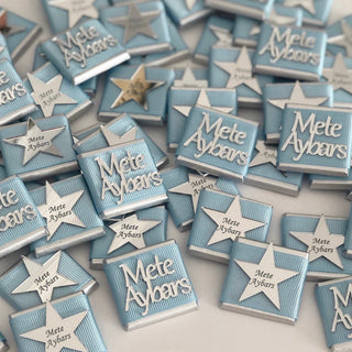 Personalized Baby Boy Chocolate, Baby Shower Party Treats, Baby Celebration Favor