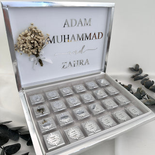 Premium Favors Chocolate White Gift Box