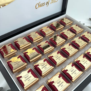 Cap Shaped Chocolate Gift Box For Graduation
