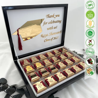 Cap Shaped Chocolate Gift Box For Graduation