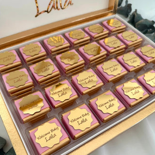 Premium Favors Chocolate Gift Box For Baby Pink
