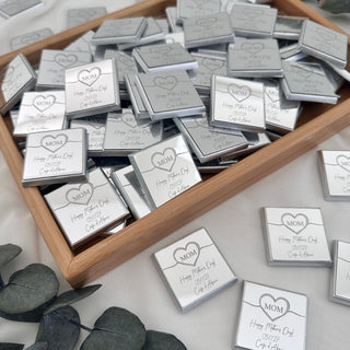 Personalised Acrylic Name Tag Chocolate Neapolitans