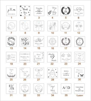 Personalized Chocolate Thank You Card with Bow, Elegant Wedding Favor, Anniversary, Celebration