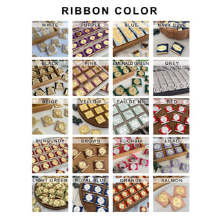 Personalised Grosgrain Ribbon Chocolate Neapolitans